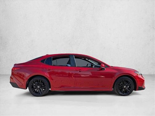 Supersonic Red 2025 Toyota Camry SE