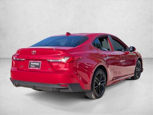 Supersonic Red 2025 Toyota Camry SE