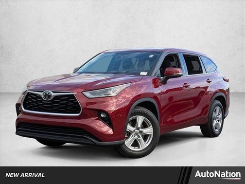 Ruby Flare Pearl 2021 Toyota Highlander LE