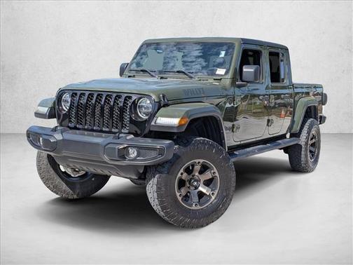 Sarge Green Clearcoat 2021 Jeep Gladiator Willys 4x4