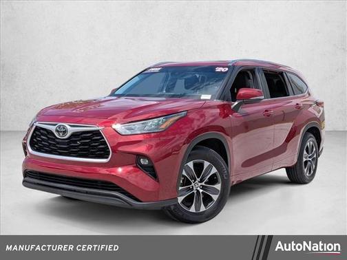 Ruby Flare Pearl 2020 Toyota Highlander XLE