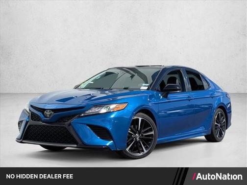 Blue 2019 Toyota Camry XSE