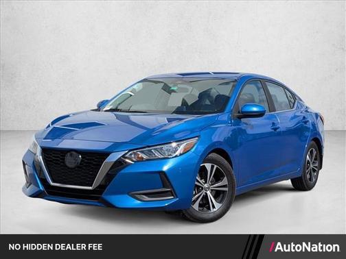 Electric Blue Metallic 2021 Nissan Sentra SV