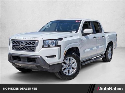 Glacier White 2023 Nissan Frontier SV