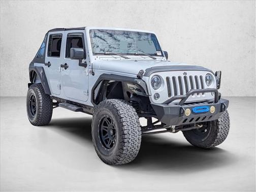Bright White Clearcoat 2015 Jeep Wrangler Unlimited Sport