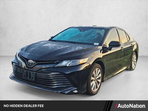Midnight Black Metallic 2018 Toyota Camry LE