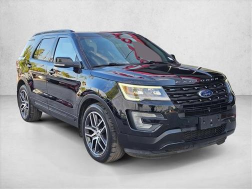 Shadow Black 2017 Ford Explorer sport