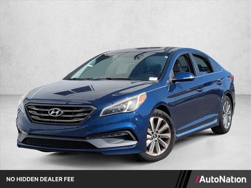 Lakeside Blue 2015 Hyundai SONATA Sport