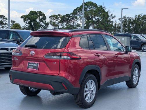 Soul Red Crystal 2026 Toyota Corolla Cross LE