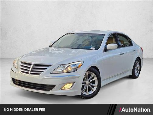White Satin Pearl 2012 Hyundai Genesis 3.8