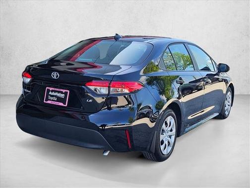 Midnight Black Metallic 2025 Toyota Corolla LE