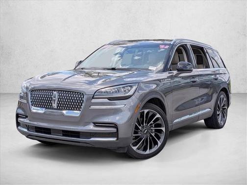 Asher Gray Metallic Clearcoat 2022 Lincoln Aviator Reserve