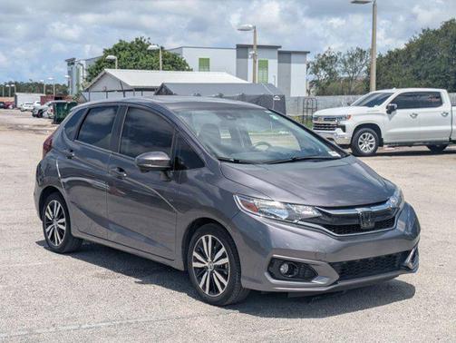 Modern Steel Metallic 2018 Honda Fit EX