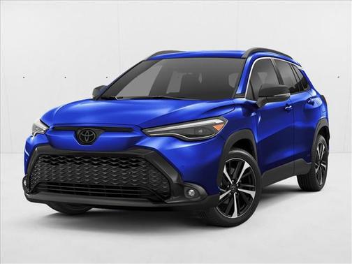 Blue 2025 Toyota Corolla Cross Hybrid XSE