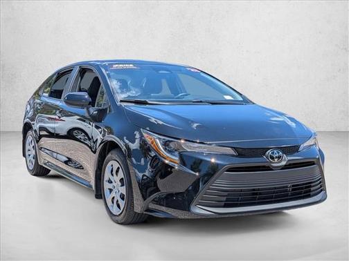 Midnight Black Metallic 2025 Toyota Corolla LE