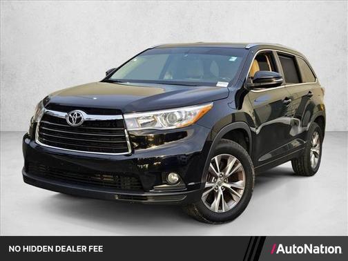 Attitude Black Metallic 2015 Toyota Highlander XLE