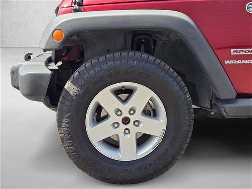 Deep Cherry Red Crystal Pearlcoat 2011 Jeep Wrangler Sport