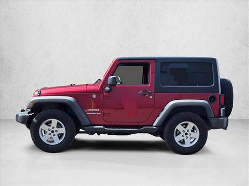 Deep Cherry Red Crystal Pearlcoat 2011 Jeep Wrangler Sport