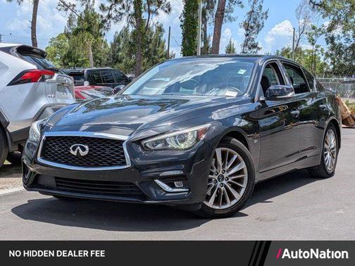 Black Obsidian 2020 INFINITI Q50 3.0t LUXE