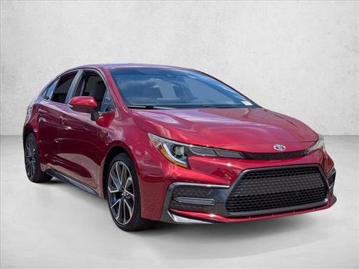 Ruby Flare Pearl 2022 Toyota Corolla SE