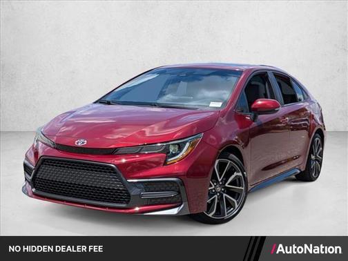 Ruby Flare Pearl 2022 Toyota Corolla SE