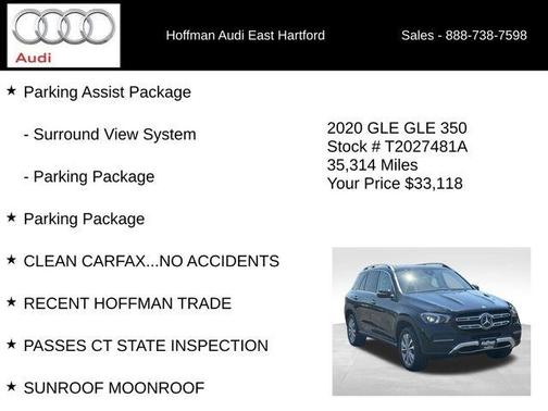 Black 2020 Mercedes-Benz GLE 350 Base 4MATIC