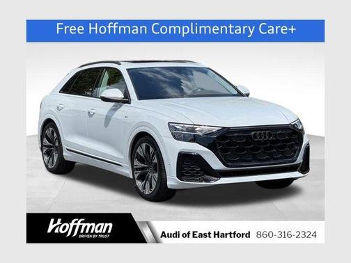 Glacier White 2026 Audi Q8 55