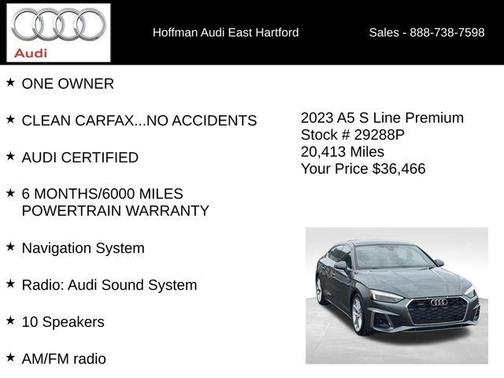 Daytona Gray Pearl Effect 2023 Audi A5 45 S line quattro Premium