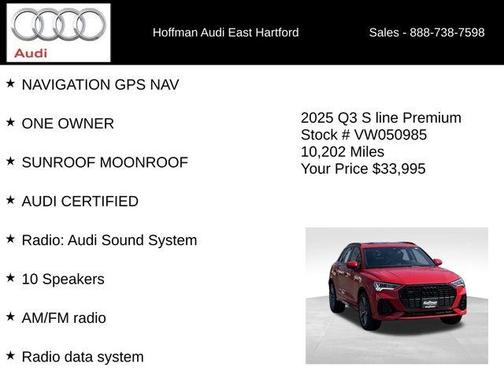 2025 Audi Q3 45 S line Premium