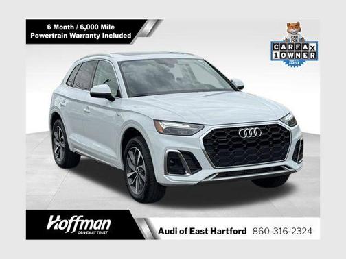 Glacier White Metallic 2025 Audi Q5 45 S line quattro Premium