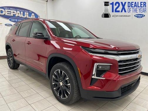 Radiant Red 2026 Chevrolet Traverse LT