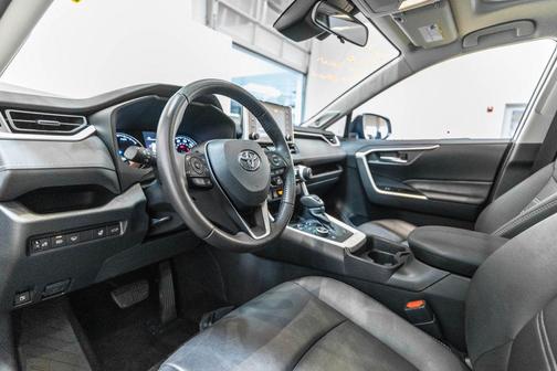 Silver Sky Metallic 2021 Toyota RAV4 Hybrid XLE Premium