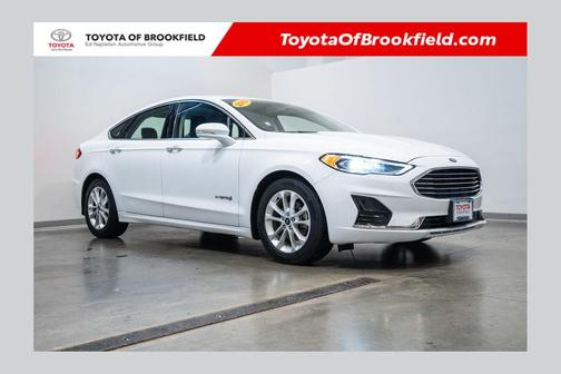 Oxford White 2019 Ford Fusion Hybrid SEL