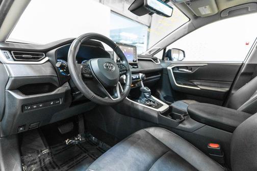 Silver Sky Metallic 2021 Toyota RAV4 Hybrid XLE Premium