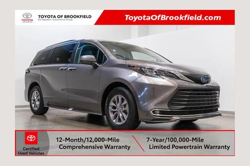 Predawn Gray Mica 2024 Toyota Sienna XLE
