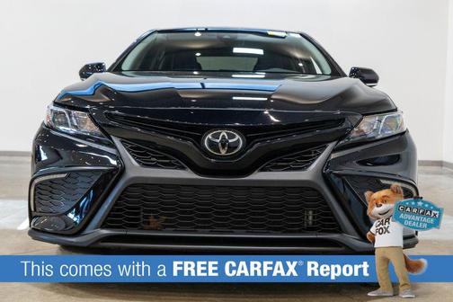 Midnight Black Metallic 2023 Toyota Camry SE