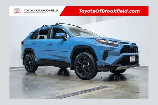 Cavalry Blue 2024 Toyota RAV4 Hybrid SE
