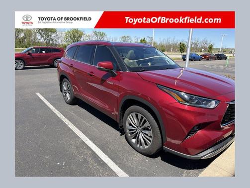 Ruby Flare Pearl 2021 Toyota Highlander Hybrid Platinum