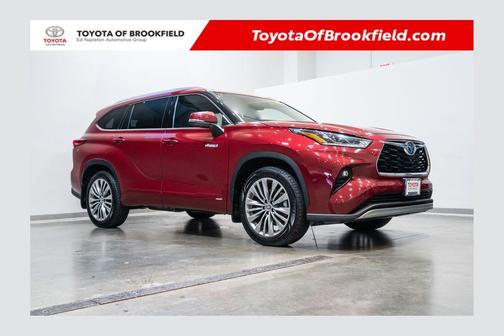 Ruby Flare Pearl 2021 Toyota Highlander Hybrid Platinum