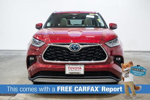 Ruby Flare Pearl 2021 Toyota Highlander Hybrid Platinum