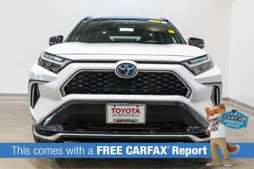 Wind Chill Pearl/Midnight Black Metallic 2023 Toyota RAV4 Prime XSE