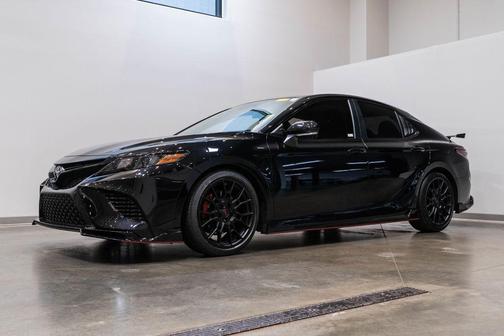Midnight Black Metallic 2023 Toyota Camry TRD