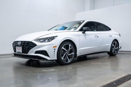 Serenity White 2023 Hyundai SONATA SEL Plus