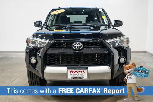 Midnight Black Metallic 2018 Toyota 4Runner TRD Off Road