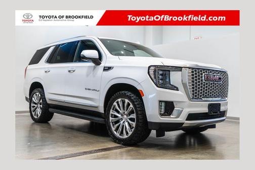 White Frost Tricoat 2021 GMC Yukon Denali