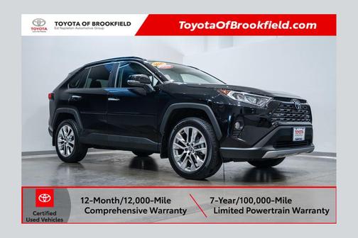 Midnight Black Metallic 2021 Toyota RAV4 Limited