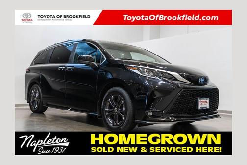 Midnight Black Metallic 2024 Toyota Sienna XSE 7 Passenger
