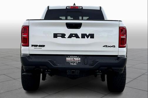 Bright White Clearcoat 2026 RAM 1500 RHO Crew Cab 4x4 5'7' Box