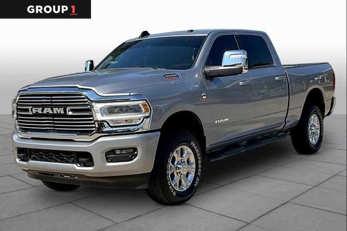 Billet Silver Metallic Clearcoat 2024 RAM 2500 Laramie Crew Cab 4x4 6'4' Box