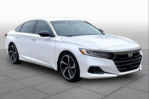 Platinum White Pearl 2021 Honda Accord Sport SE 1.5T